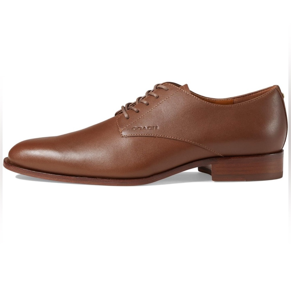 NEW Men's COACH Sculpt C Derby Lace-Up Leather Shoes-Size 7 - Picture 2 of 6